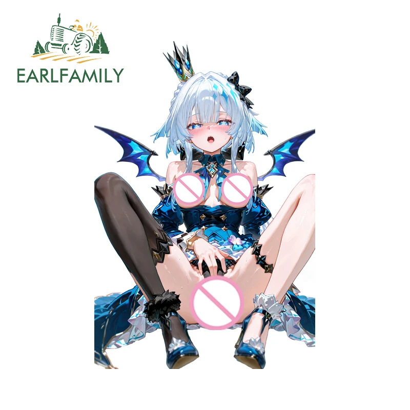 

EARLFAMILY Honkai Star Rail Cerydra Car Sticker Sexy Loli M Shape Legs Windows Vinyl Auto Body Decal Waifu Laptop Car Styling