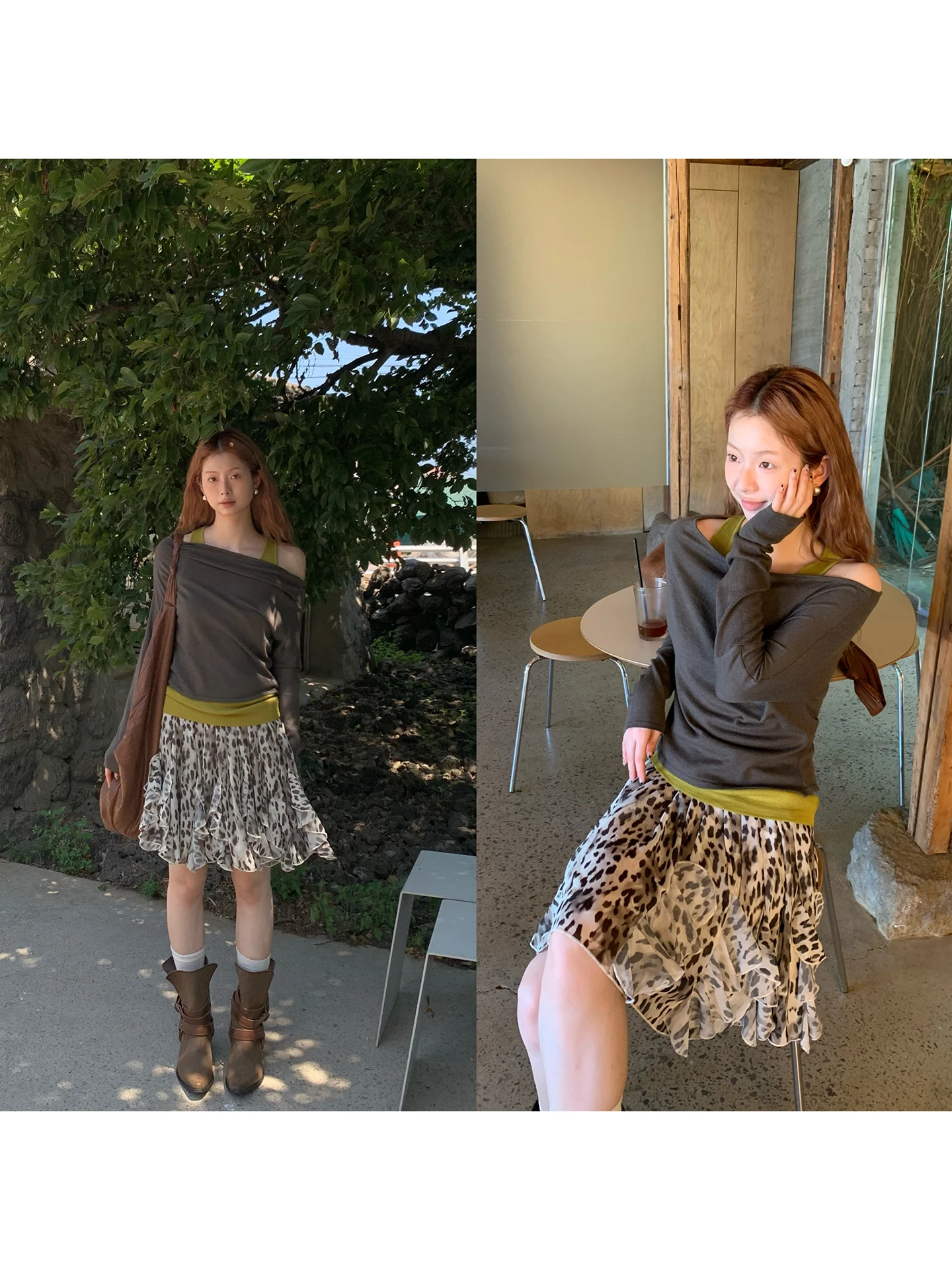 

Spring Collection Red Celebrity Studio Women's Fashion Set High Waist Short Style Long Sleeve Casual Wear Two-Piece Suit