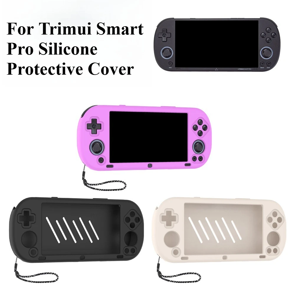 

For Trimui Smart Pro Console - Silicone Protective Sleeve, Waterproof EVA Carry Bag With Lanyard - Gaming Accessories