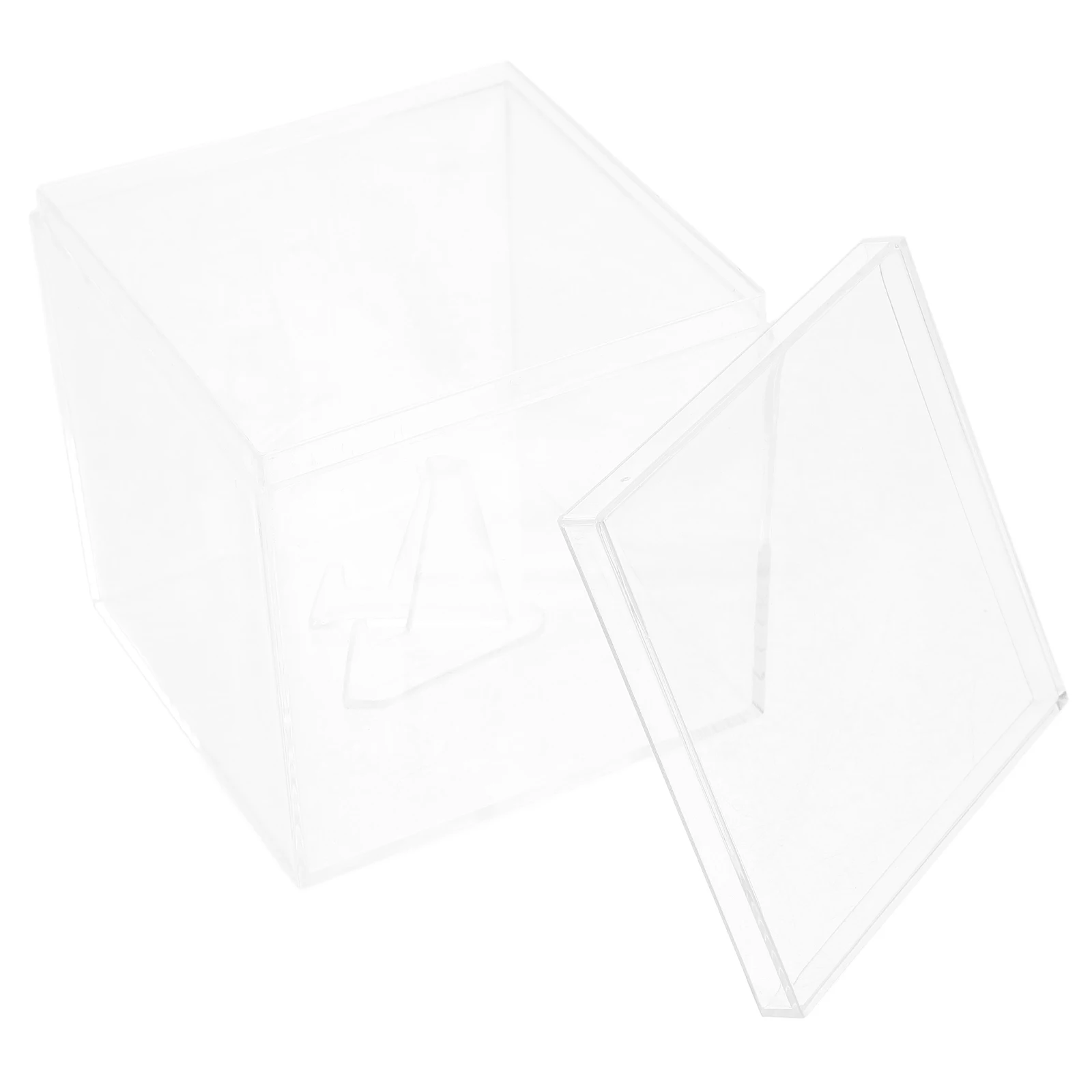 

Ring Display Box Case Holders Acrylic Guitar Pick Storage Musical Instrument Plectrum