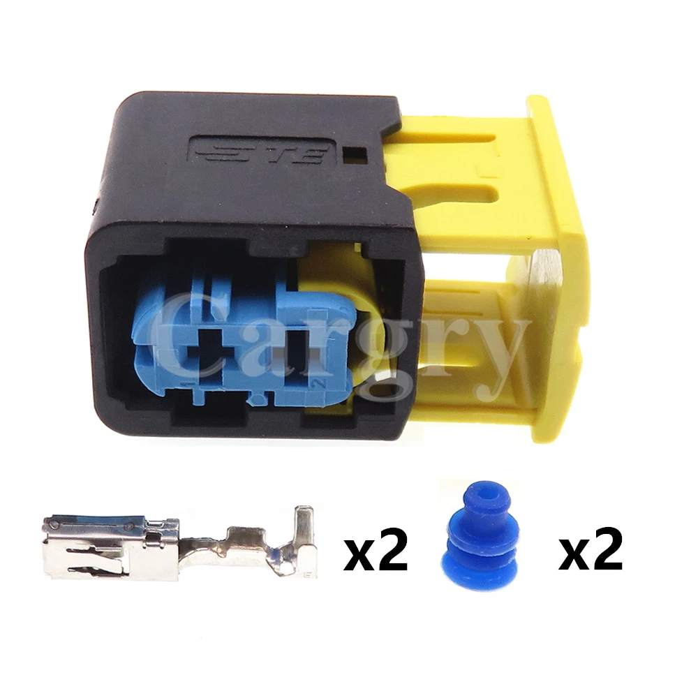 1 Set 2P 4-1418483-1 0-1418451-1 AC Assembly Car Waterproof Wire Socket Auto Modification Plug Automobile Cable Connector