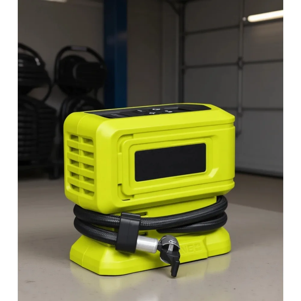 

Аккумуляторный компрессор 18В, 11 бар, для шин и мячей, в комплекте три насадки, аккумулятор в комплект не входит