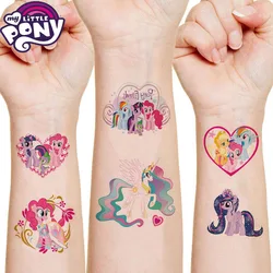 My Little Pony Tattoo Stickers Twilight Sparkle Rarity AppleJack Anime Personality Temporary Stickers Kids Party Toys Gifts