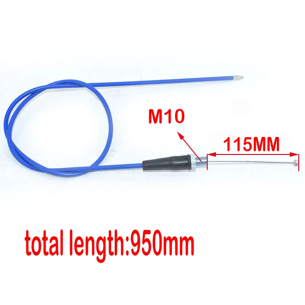 Motorcycle Throttle Cable 950MM 1080MM 1200MM Straight Connection For Dirt Pit Bike Motocross XR50 CRF50 CRF70 KLX 110 125