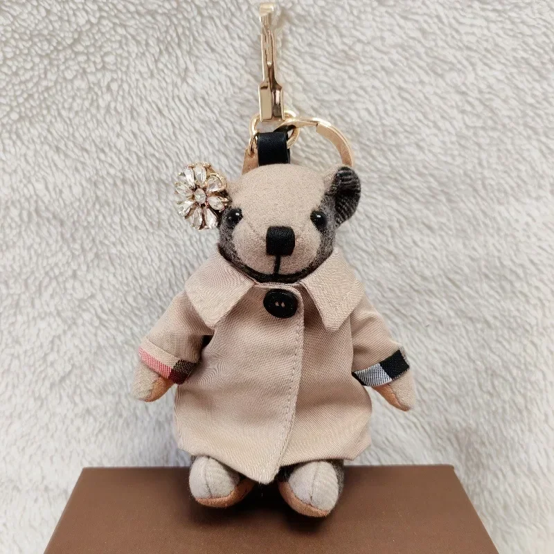 

Подвеска с медведем, кашемировый плед, плюшевый мишка, подарок, креативная кукла, автомобильный брелок, подвесная сумка для пары, подвеска
