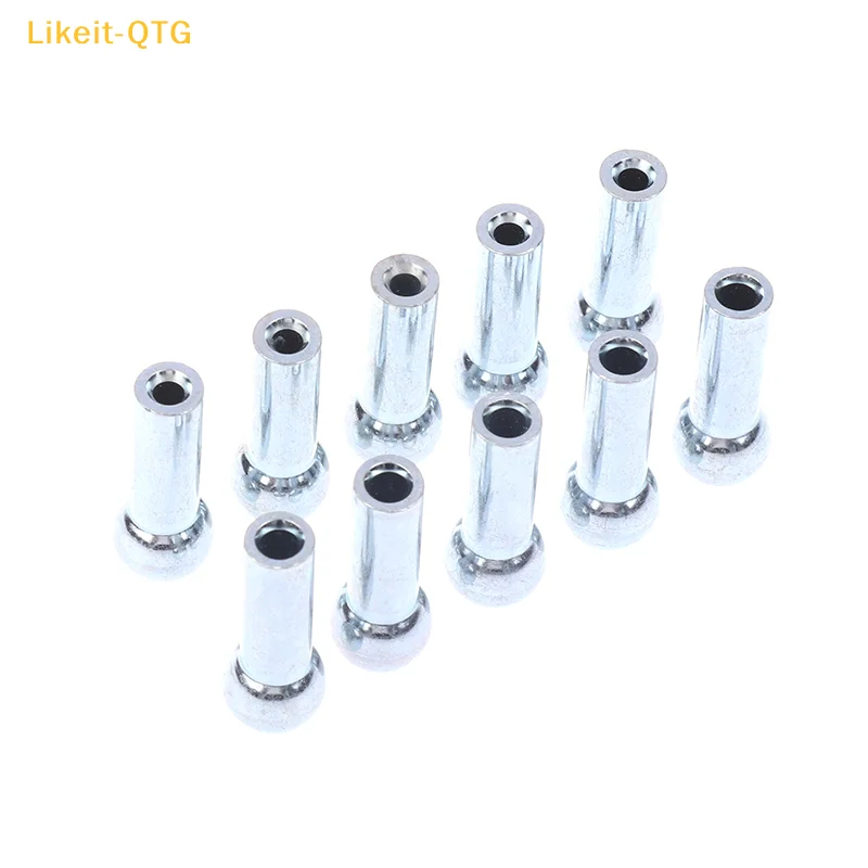 Oferta Quente! 5 Peças Terminais de Bola para Cabo de Máquina de Polias de Academia, Peças de Conexão para Cabos de 5mm e 6mm de Diâmetro, Equipamento de Fitness