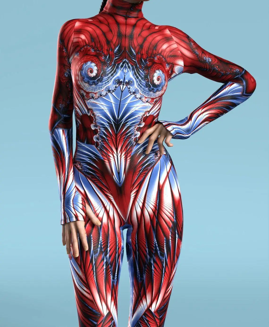 Sexy Leopardenmuster-Overall für Damen, Party-Kostüm, enganliegender Jumpsuit, Onesie-Kostüm, elastischer Bodysuit für Feiertage und Spiele. – Detail 24