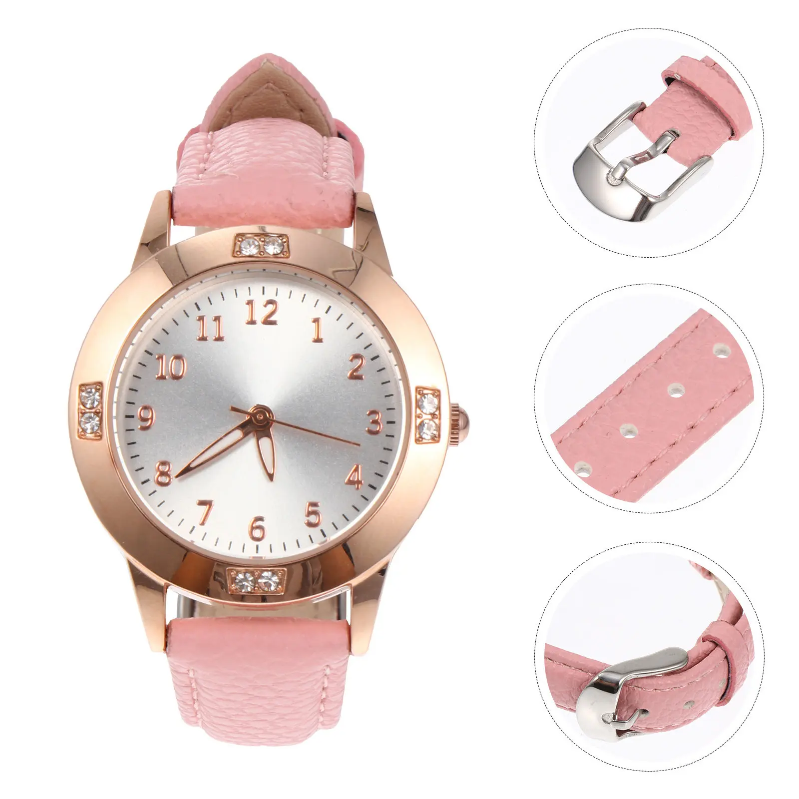 

Водонепроницаемые кварцевые часы для женщин, 1 шт., простые стильные наручные часы, модные, для повседневной носки, идеальный подарок для студентов