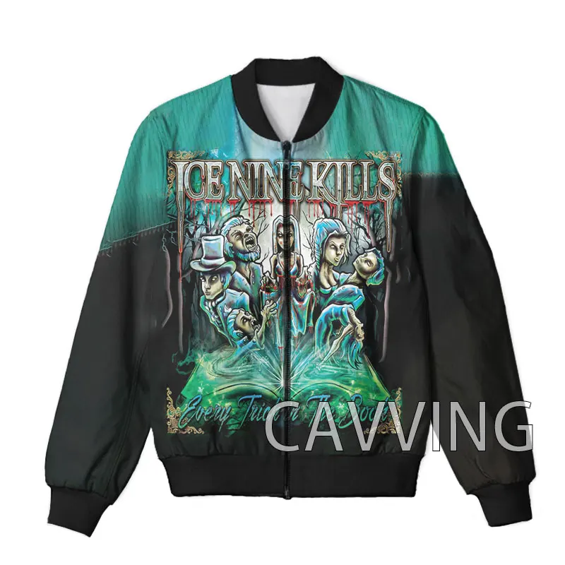 CAVVING 3D Printed  Ice Nine Kills Band  Zipper Bomber Jackets Men Overcoat Mens Coat Zip Up Jackets for Women/Men