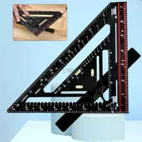 Carpentry Triangle Folding Line Ruler Accurate 45 and 90 Degree Layout Measuring Tool Multifunctional Foldable Triangle Ruler