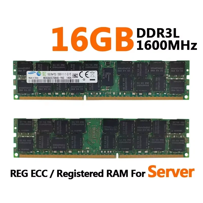 サムスン-サーバーメモリ,ddr3,ddr3l,4gb,8gb,16gb,32gb,64gb,1333 mhz,1600 mhz,1866mhz,PC3-12800R,reg,ecc登録済み、メモリ