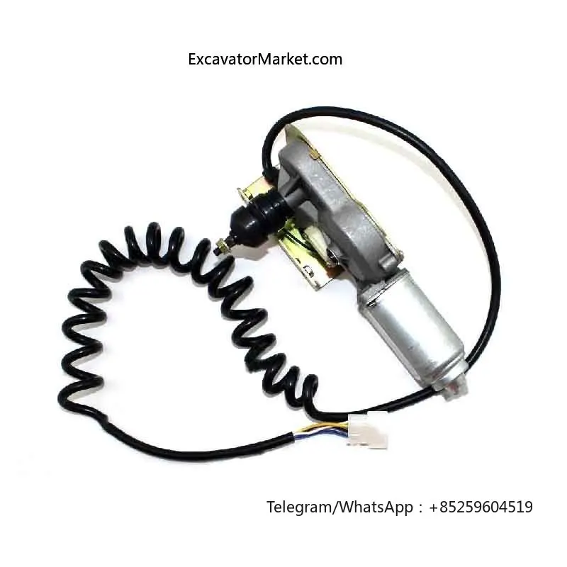 For Excavator Excavator Accessory Wiper Motor For DAEWOO DH55 Wiper Motor 12V