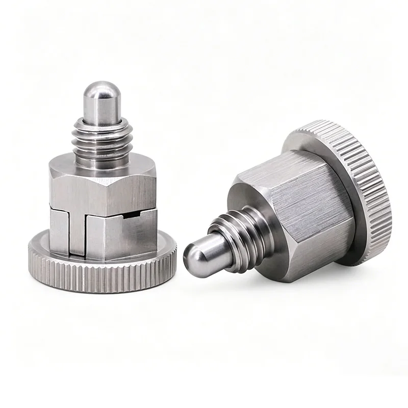 Stainless Steel Indexing Pin / Full Knob Plunger Spring Positioning Pin M6M8M10