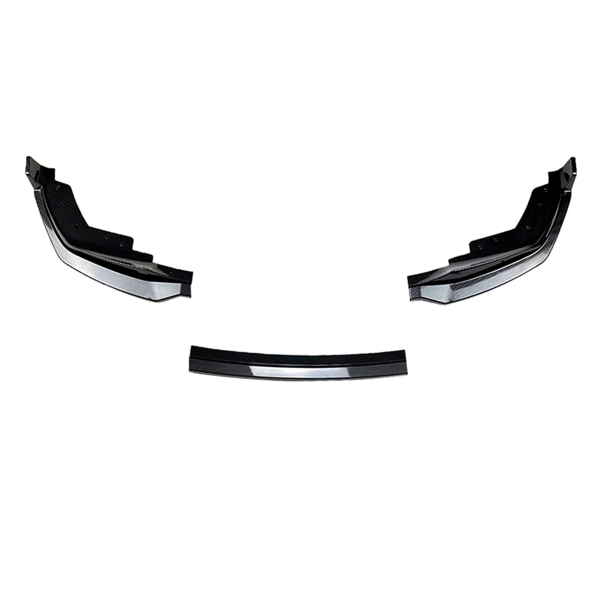 3PCS Front Bumper Lip Splitter Kit Diffuser Spoiler for -BMW 3 Series G20 M Pack 2019-2022 320I 330I MP Carbon Fiber