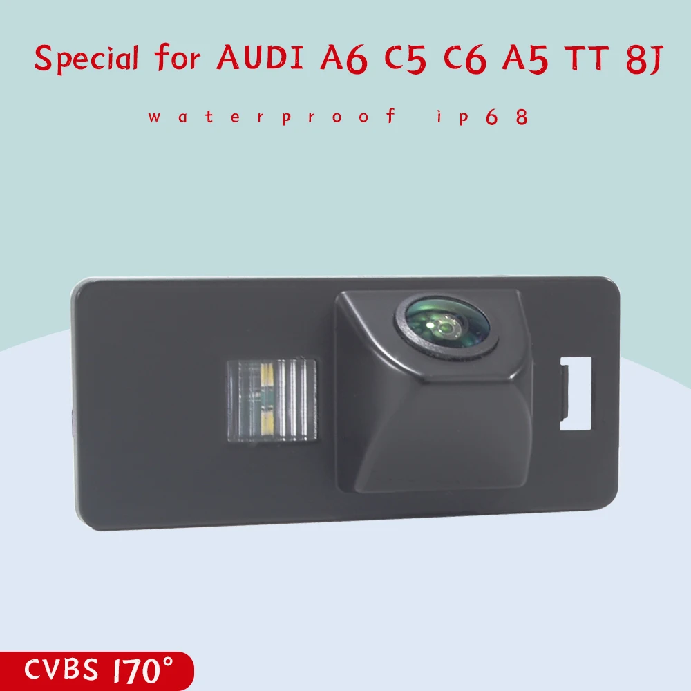 

Car Rear View Camera For AUDI A4L TT A5 Night Vision Backup Parking Reverse Camera Waterproof 120 Degree Angle HD Image