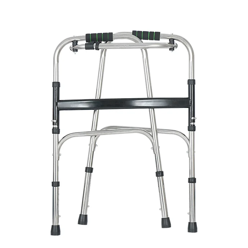 Elderly walker, rehabilitation armrest, stainless steel walker