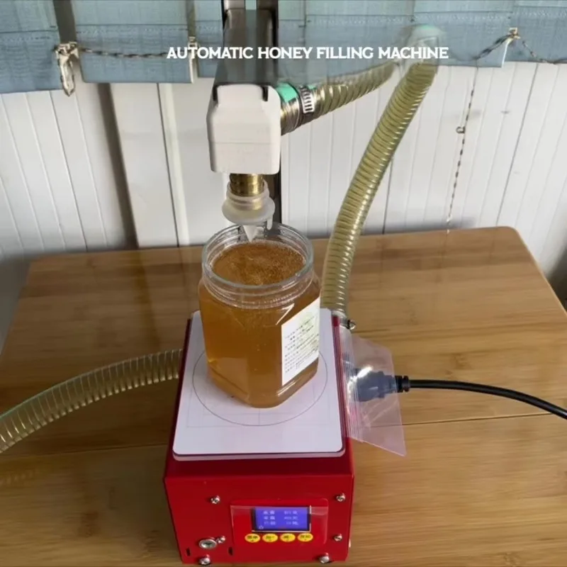 3kg 5kg Electric Filling Machine Gear Pump Automatic Viscous Liquid Paste Filler Weighing Type Filling Machine