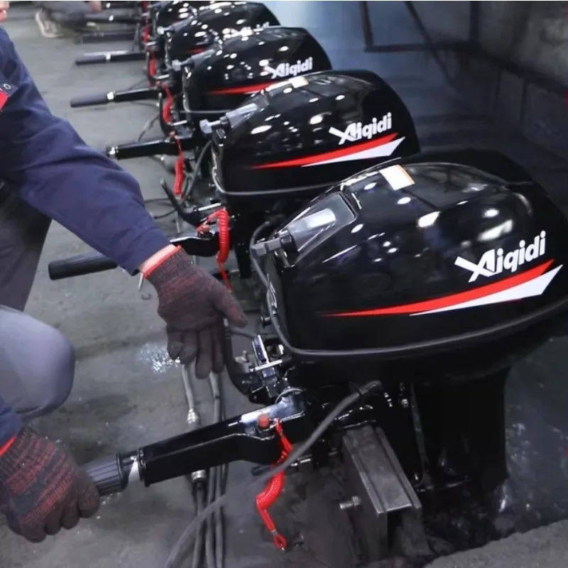 OUTBOARD MOTOR 15HP 11KW AIQIDI 246CC T15 5500RPM MARINE BOAT ENGINES For SAILING