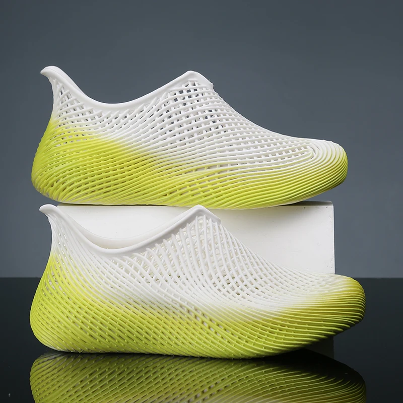 [Schlicht & Hochwertig] Herren Sommer Neue Mesh-Lochschuhe, 3D-Strukturiert, Rutschfest, Atmungsaktiv für Outdoor, Strand und Bachspaziergänge – Detail 14