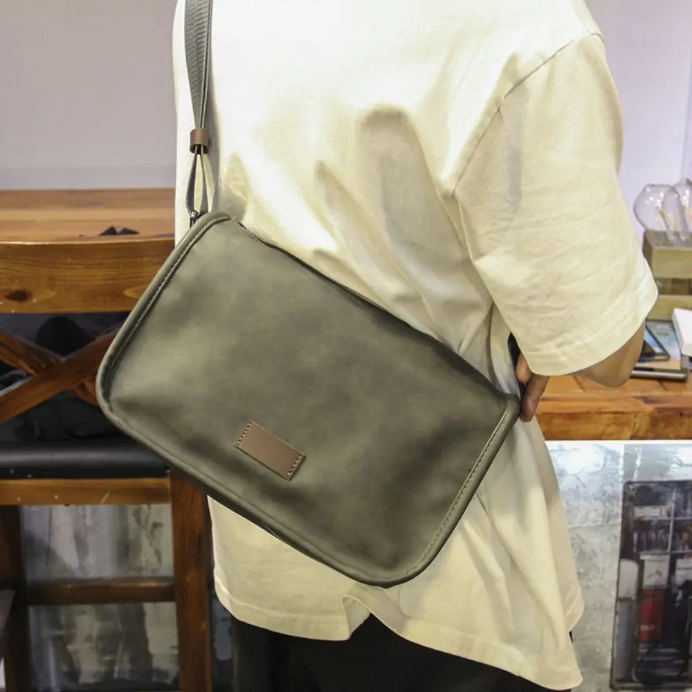 

Purse PU Leather Crossbody Bag Luxury Design Retro Shoulder Messenger Bag Casual High Capacity Sling Crossbody Bag Outdoor