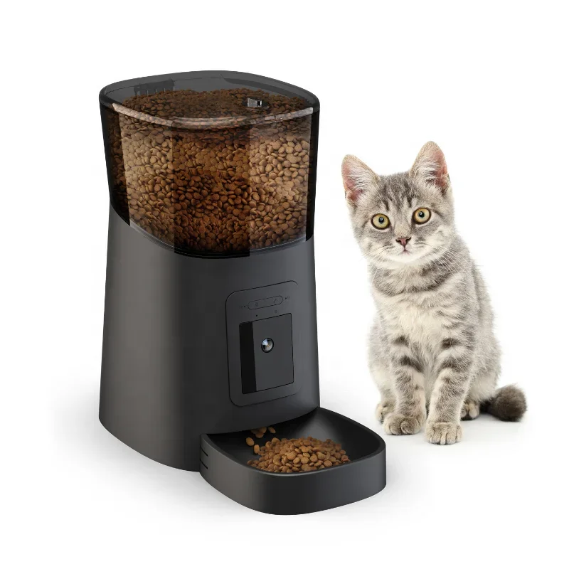 WI-FI 6L Smart Pet Feeder whit 1080p Camera Smart Automatic Pet Feeder for Cats and Dogs