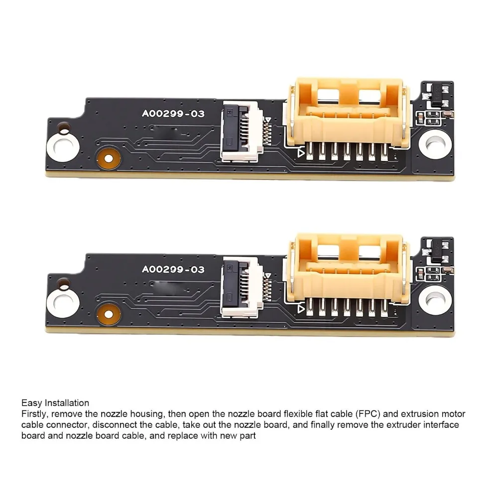 3D Printer Extruder Interface Board Extruder Connection Board Fan Replacement for with Cooling Fan Interface PCB