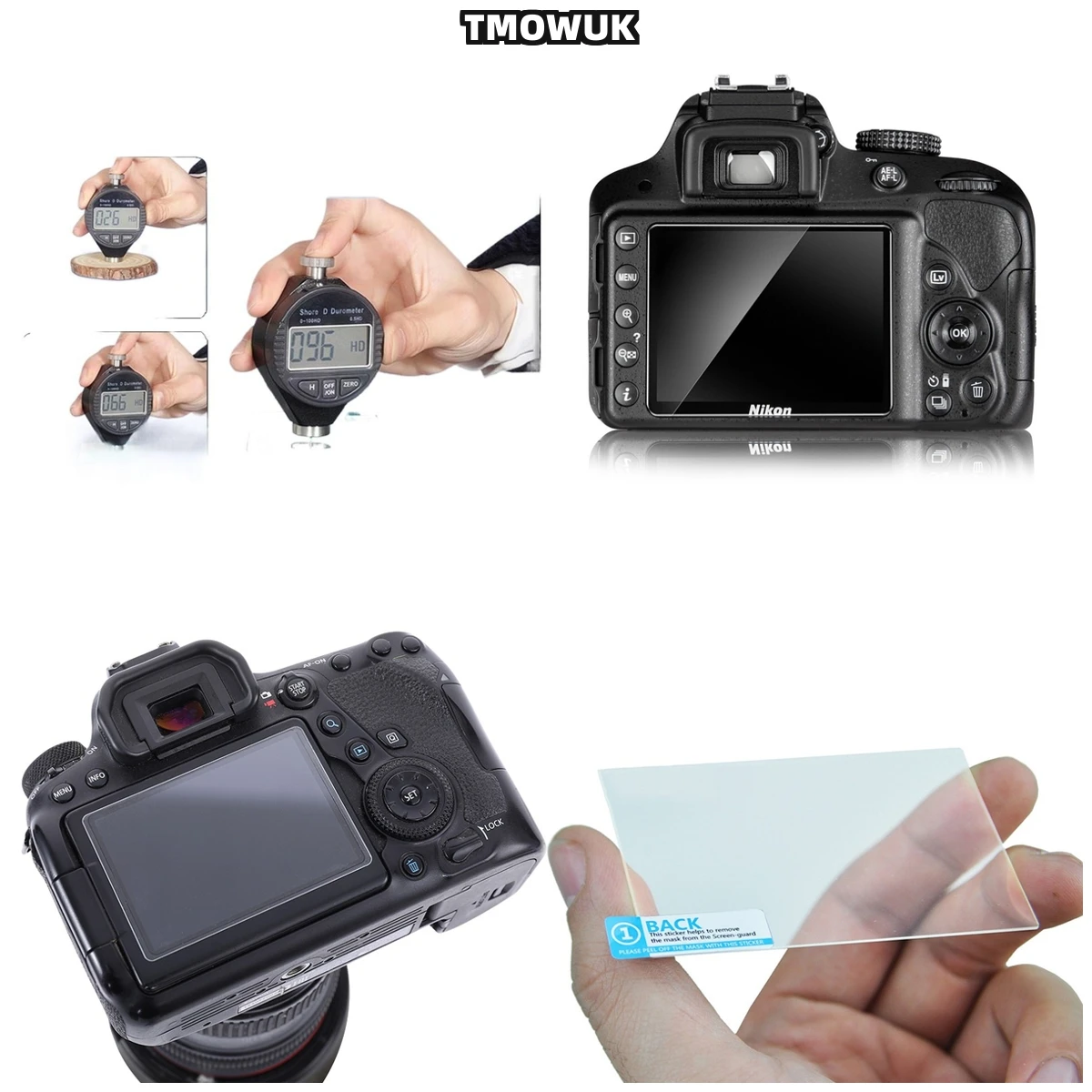 

For Nikon D3500 3300 3400 3600 3100 3200 K50, Optimal Visibility Film, Ensures Crisp Image Quality.