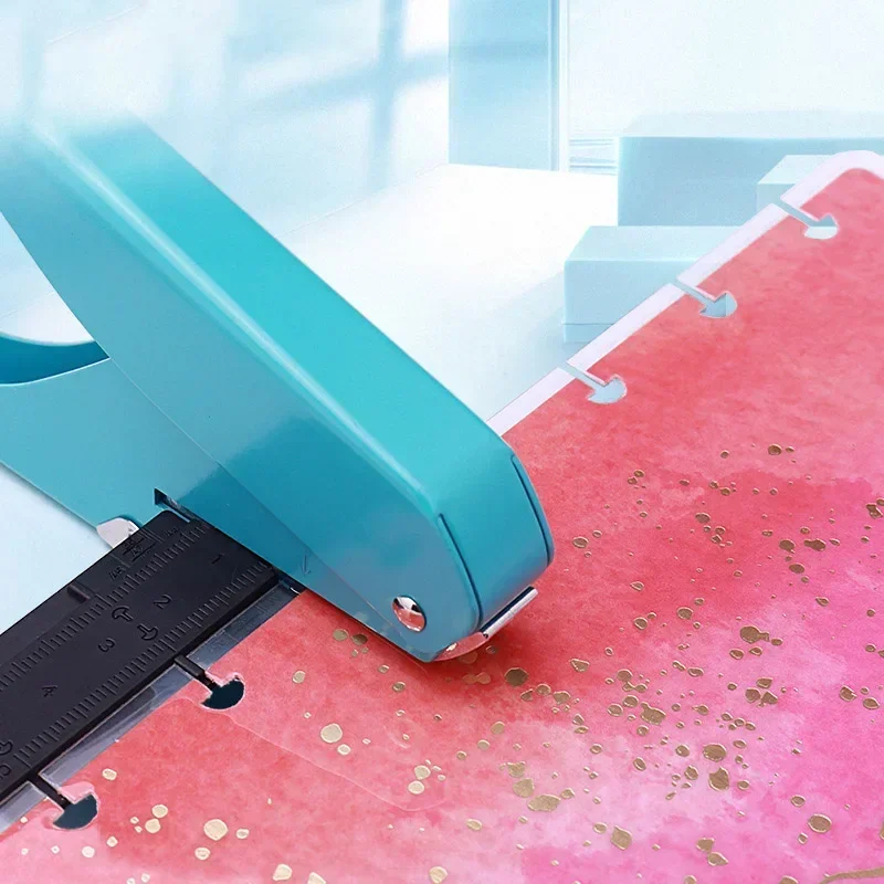 Hole Punch Creative Mushroom Hole Puncher Disc Ring Binding Cutter T-type Paper Puncher Craft Diy Tool Offices Stationery