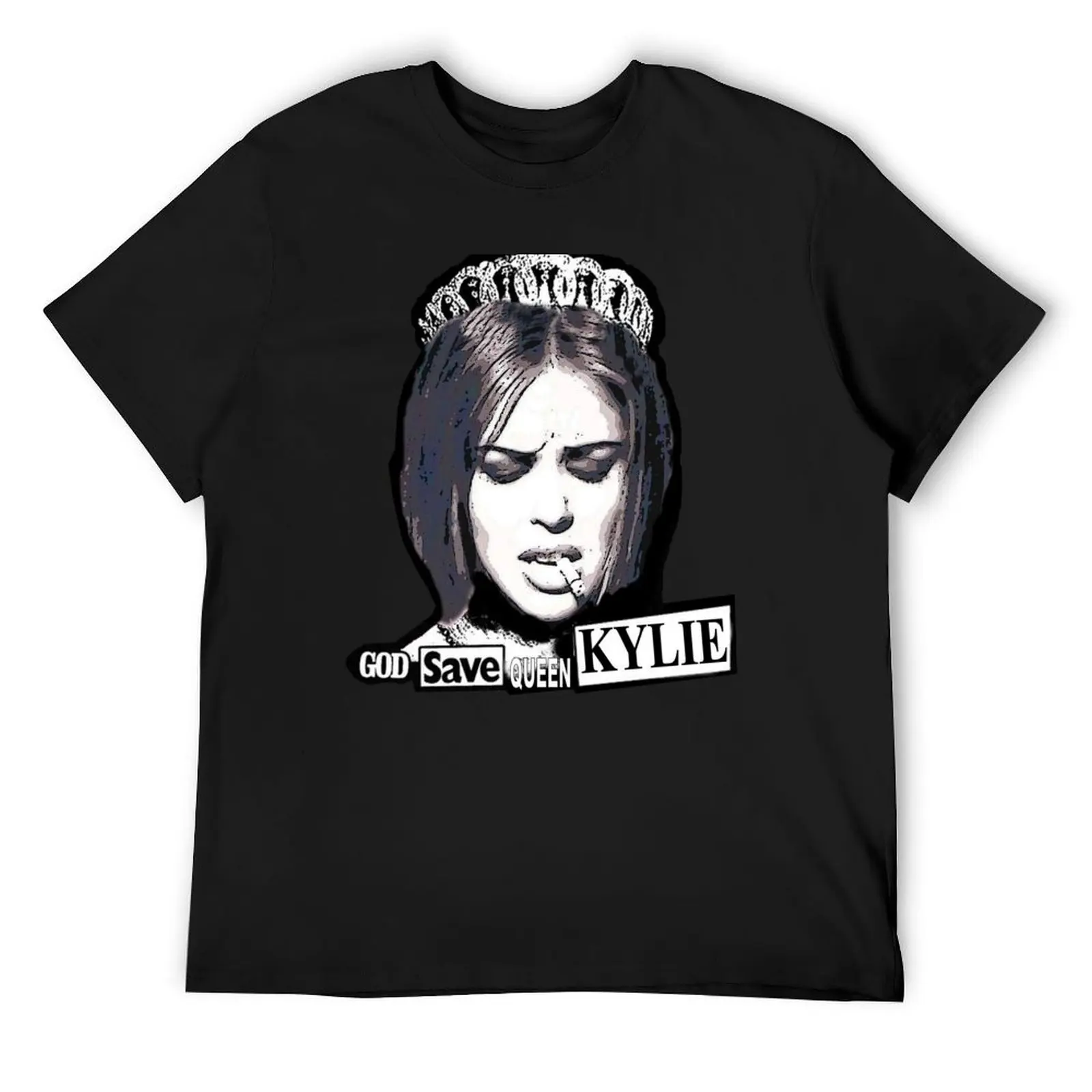

Kylie Minogue - God Save Queen Kylie T-Shirt anime clothes Short sleeve tee man clothes men clothes