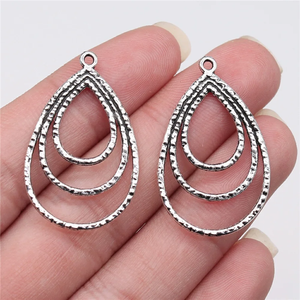 10pcs Waterdrop Charms for DIY Earring Making