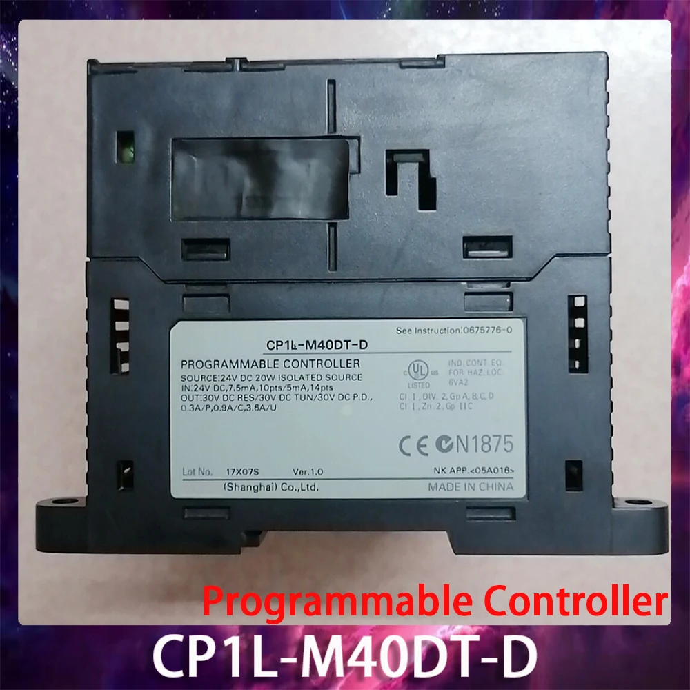 PLC New CP1L-M40DT-D Programmable Controller High Quality Works Perfectly Fast Ship