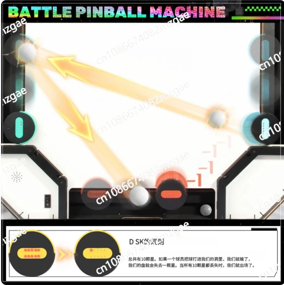 Pachinko Cross-border Multiplayer Battle Living Room Clear Bar E-sports Room Game Party Table Football Desktop
