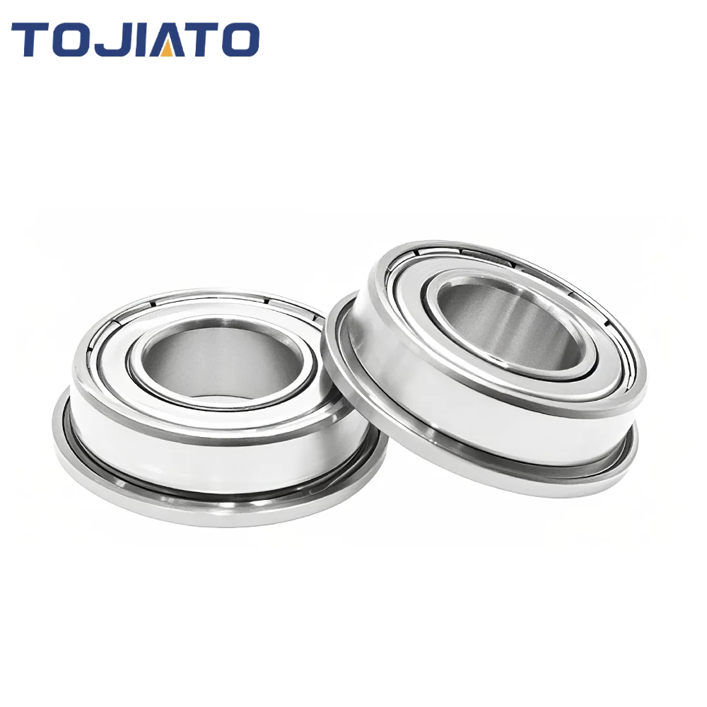4pcs Flange Bearing Ball Bearings F604ZZ F623ZZ F624ZZ F625ZZ F688ZZ F684ZZ F695ZZ 3D Printer Parts Deep Groove Ball Bearings