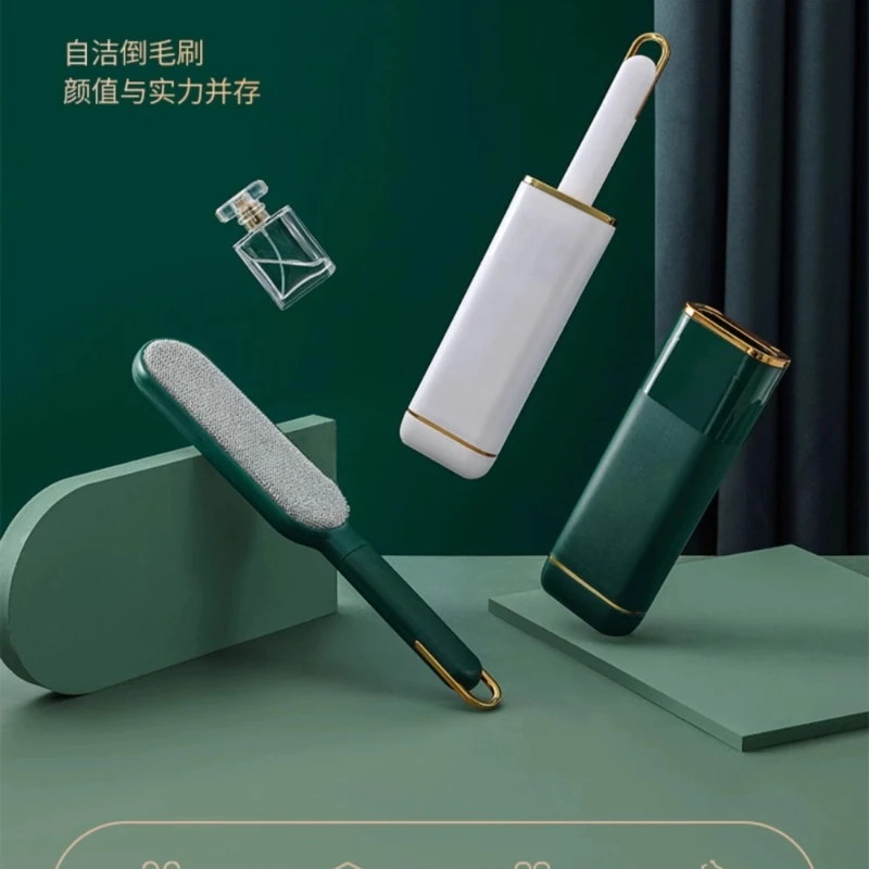 정적 머리 제거제 브러시 린트 고양이 머리 옷 직물 애완 동물 모피 클리너 도구