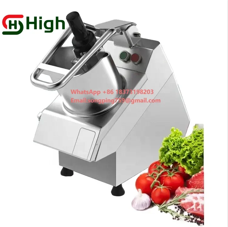 

Commercial Vegetable Slicer Carrot Potato Cucumber Onion Cutting Machine Multi-function Vegetable Cutter 500KG/H on Sale