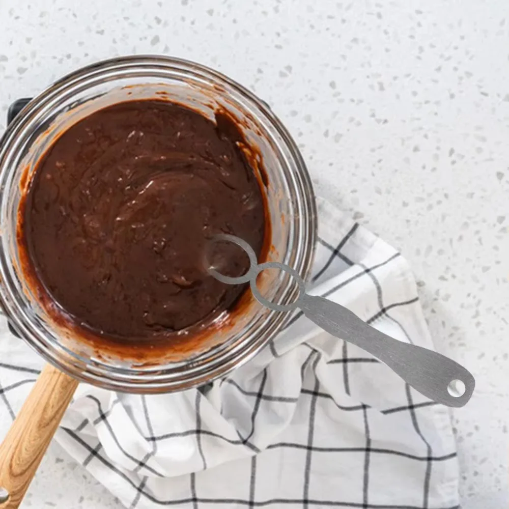 Herramienta de cocina, mezclador de mantequilla y nueces de acero inoxidable, batidor de huevos doméstico sin óxido, herramienta mezcladora Manual portátil para yogur