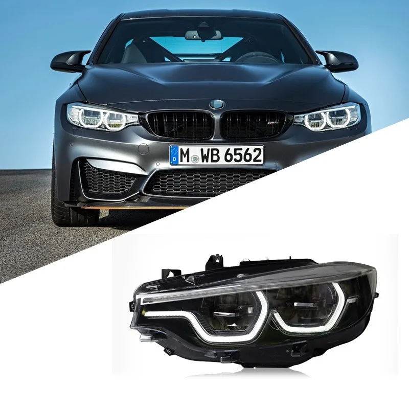 

Auto NEW Design For BMW 4 Series F32 F36 F82 Headlight Dual-Color Switchable Assembly 13-20 Modified LED Yellow/White DRL