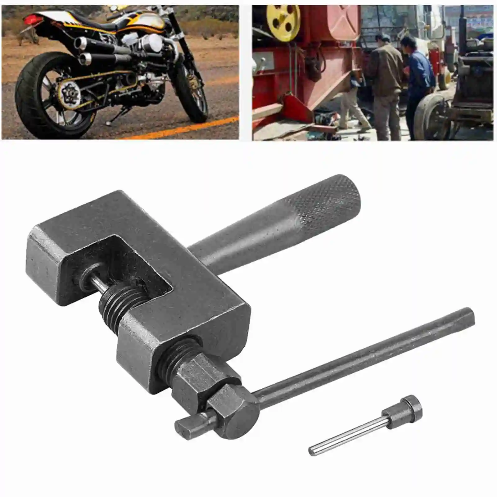 Motorbike Chain Cutter Motorbike Chain Repair Motorcycle Bike ATV Chain Removal Breaker Drive Splitter Cutter Link Repair Tool