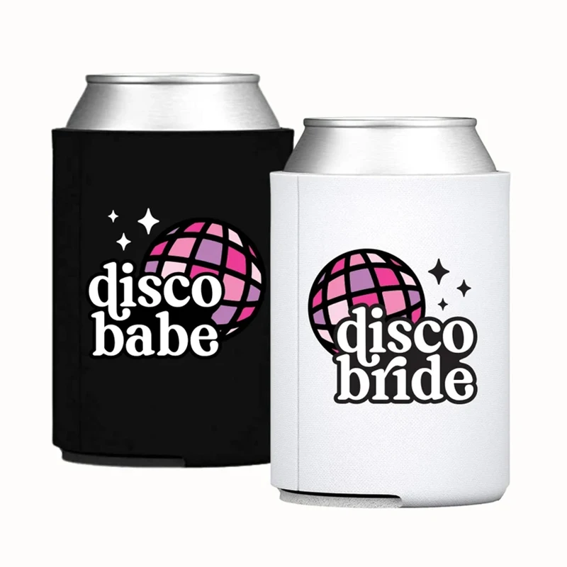 Disco bride babe can cooler summer beach Bachelorette hen do party bride to be Bridal Shower wedding decoration bridesmaid gift