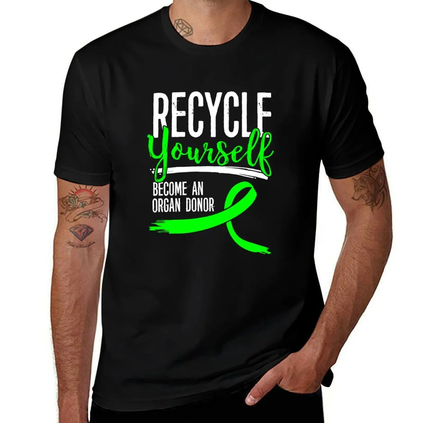 Recycle Yourself Become An Organ Donor - Organ Donor Shirt - Transplant Awareness Gifts - Transplant Awareness Shirt T-Shirt