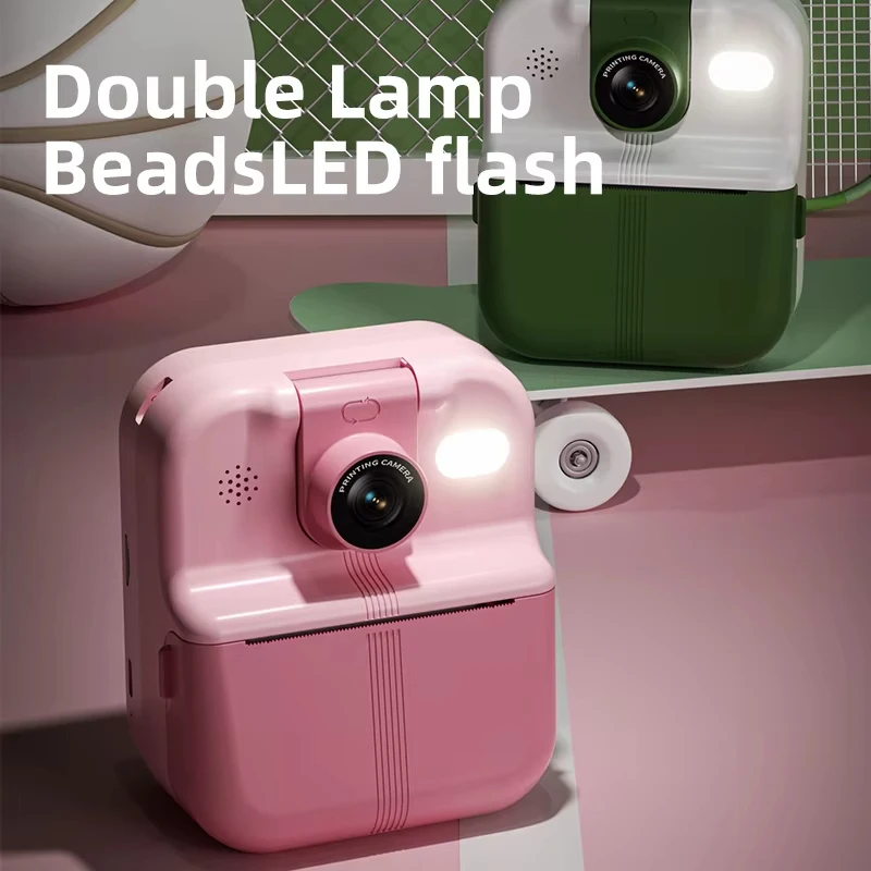 كاميرا طباعة فورية للأطفال بلوتوث 1080P HD كاميرا رقمية للبنات والأولاد هدايا عيد الميلاد ألعاب كاميرا فيديو مطبوعة حرارية #6