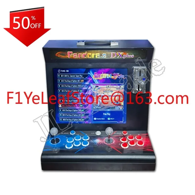 Hot sales17 Inch Padora Saga dx plus 26800 in 1 Arcade Video Game Console Retro Fighting Machine HD VGA Output Support coin mode