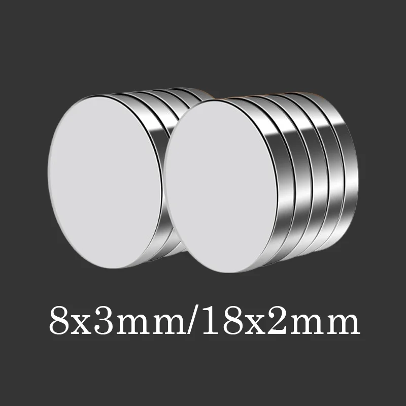 8x3/18x2mm refrigerator magnets of different specifications, suitable for warehouses, laboratories, offices, photo walls