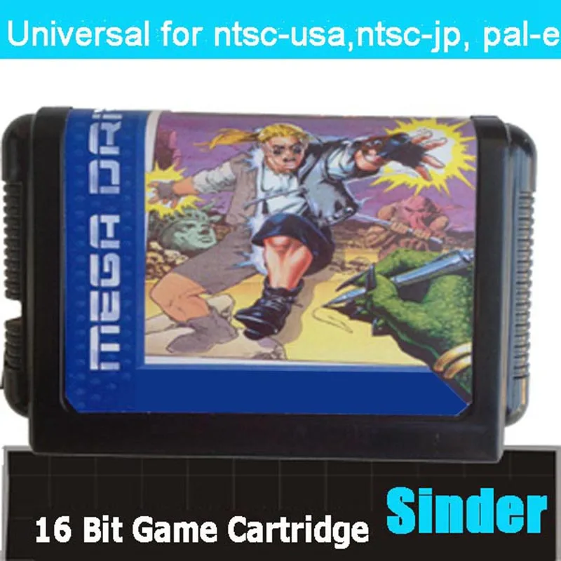 بطاقة الألعاب Comix Zone 16bit MD لمحرك Sega Mega لـ Genesis