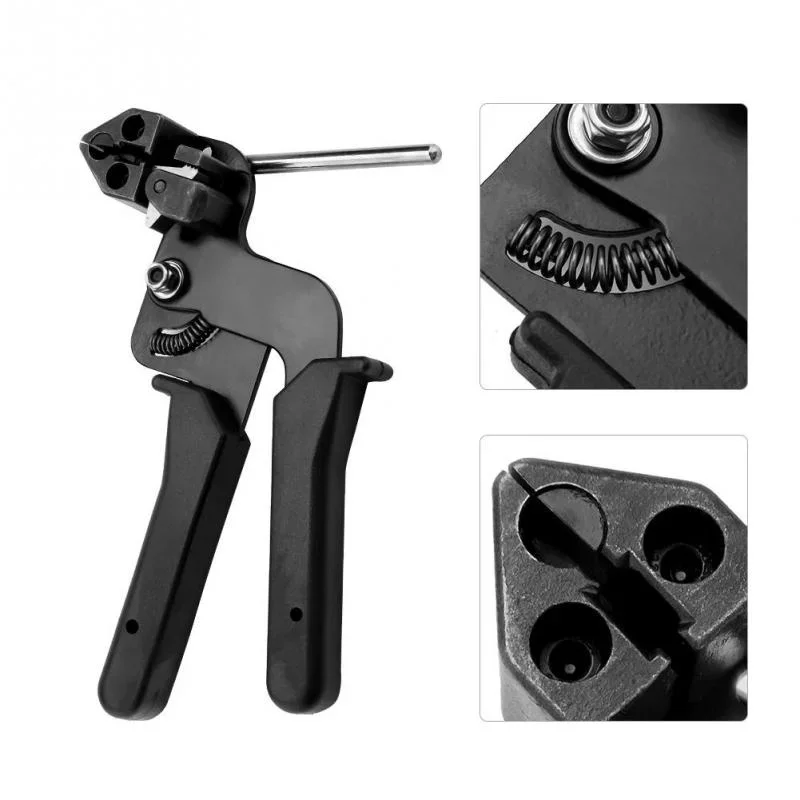 Cable Tie Tool Stainless Steel Fastening Cable Tie Gun Tensioner Cutter Tool Cutting Width Within 12mm