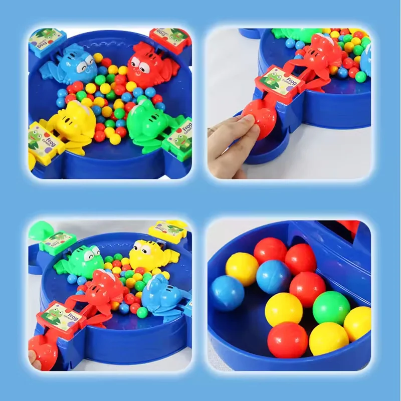 لعبة الفاصوليا لتناول الضفادع ، لعبة شطرنج الضفدع التفاعلية ، حفلة عائلية ، لعبة منافسة متعددة اللاعبين ، 2-4 لاعبين