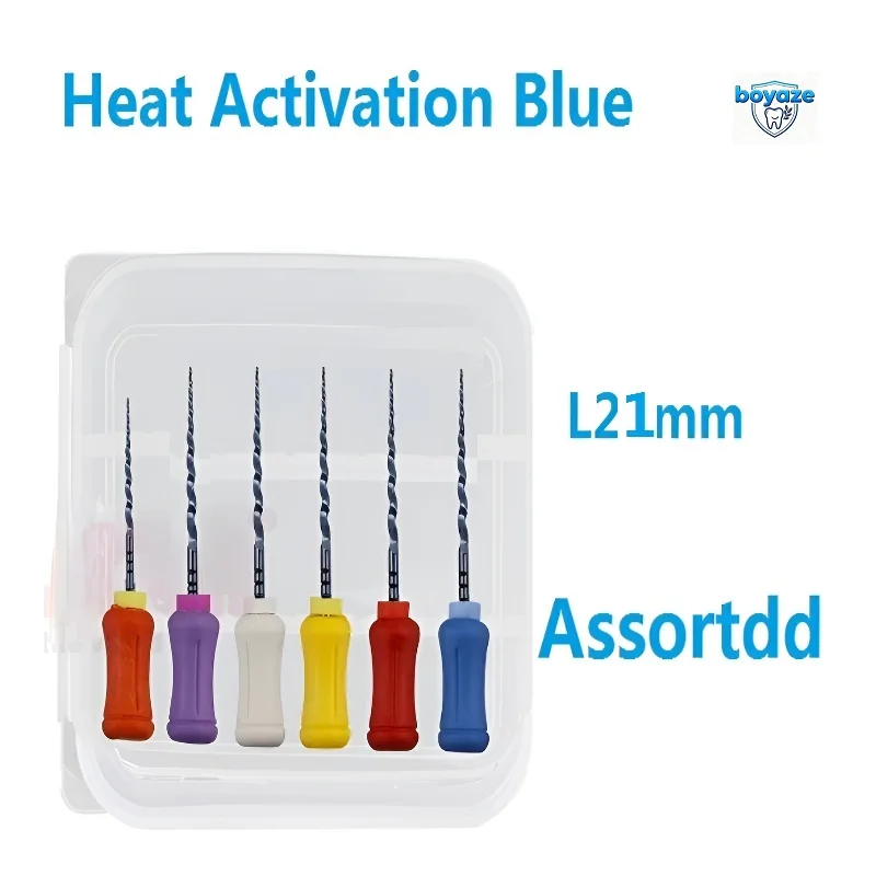 1Box Dental  SX-F3 Files Nitinol Rotary Universal Engine Endodontic Anti-Fatigue Constant Needle Dentistry Root Canal Material