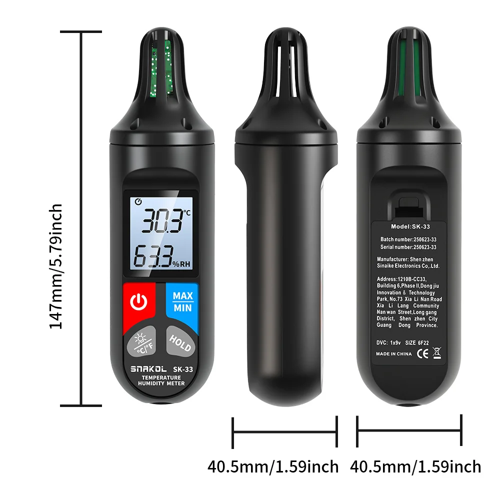 Mini  Digital -10℃-60℃ Thermometer Hygrometer Temperature Indoor Convenient Temperature Sensor Humidity Meter Gauge Instruments
