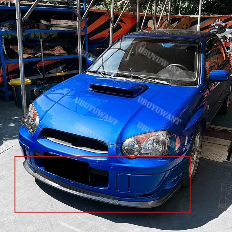 

Для Subaru Impreza WRX STI 2004-2005 автомобильный передний спойлер, стабильный автомобильный передний бампер, декоративный комплект против царапин