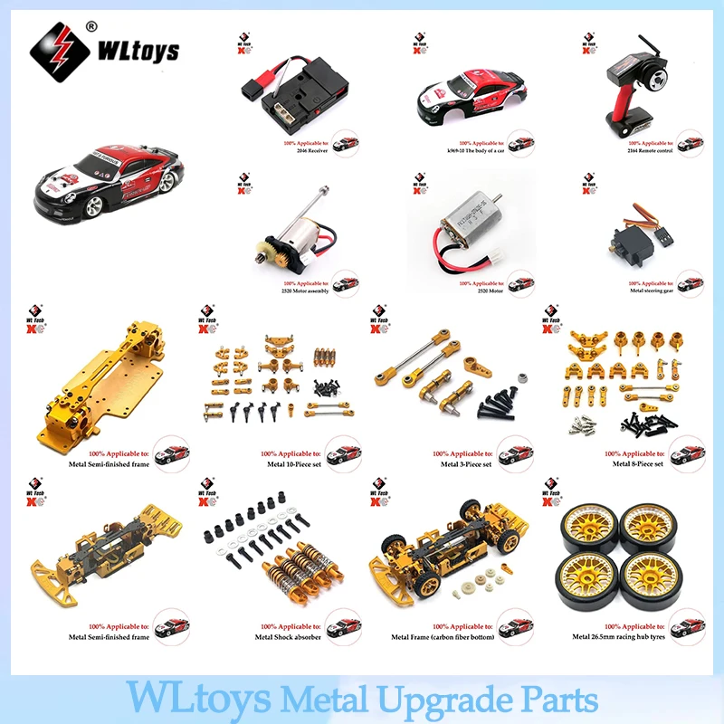 1/28 cerchio in metallo per pneumatici da corsa da 24mm per Wltoys K969 284131 K979 K989 P929 Kyosho Mini-Z 1:28 parti di aggiornamento per auto RC